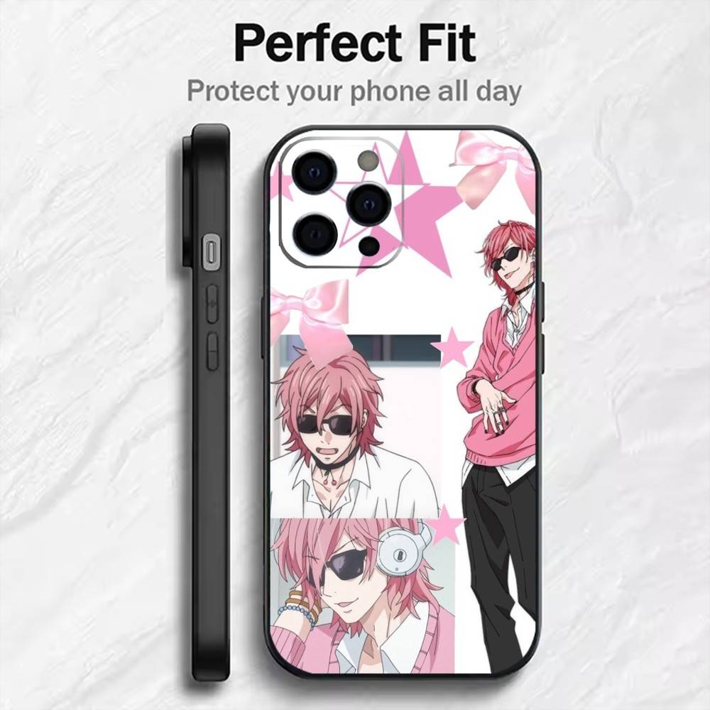 YBC Y-Yarichin-B-Club Чехол для телефона для iPhone 17, 16, 15, 14, 13, 12 Plus, Max Мягкий силиконовый черный чехол