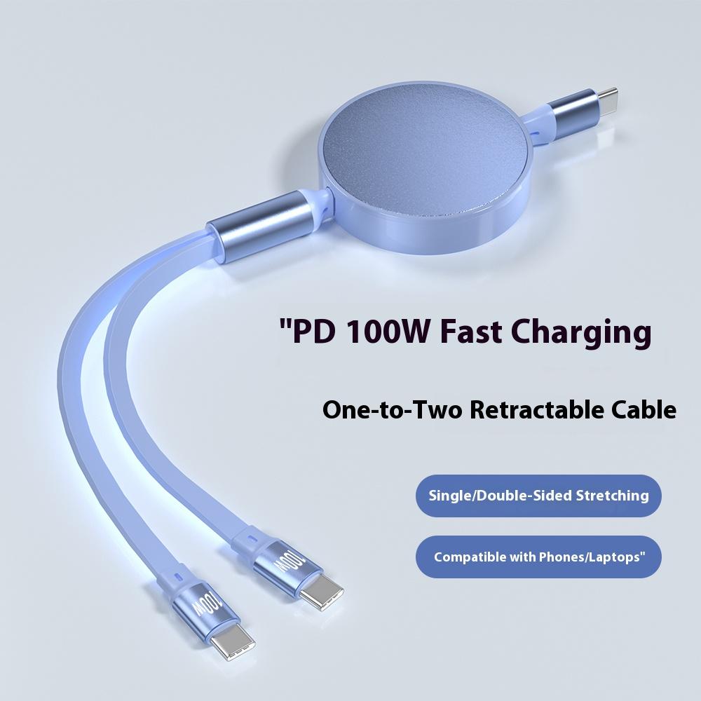 240 Вт выдвижной кабель Type C на USB C PD Quick Charge Быстрая зарядка Type C на Type C для Cubot KingKong Mini 2 Y6