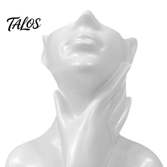 Talos 3D-печатная скульптура лица, подставка для ручек, эстетичная настольная организация, вместительная чашка-держатель для кистей для макияжа на стол, водонепроницаемое хранилище для портретов