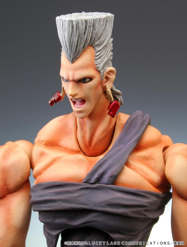 Супер подвижная фигурка Bizarre Adventure Part Polnareff примерно 160 мм окрашенная подвижная фигурка "JoJo's 3" JP. ПВХ, АБС и нейлон