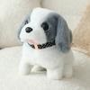 Robot Puppy Toy Realistic Robotic Pet Dog Interactive Electric Plush Dog That Walks And Barks Birthday Christmas Gift for Kids