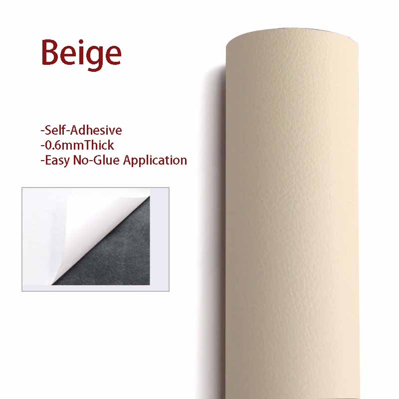 Прочная самоклеящаяся виниловая пленка из искусственной кожи - толщина 0,6 мм для ремонта дивана, обновления мебели, облицовки шкафа и столешницы