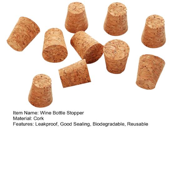 Пробка для бутылки вина, пробка из мягкого дерева, герметичная, хорошая герметизация, биоразлагаемая многоразовая деревянная пробка для бутылок вина