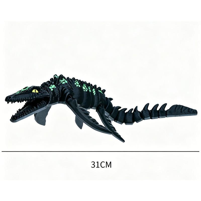 3D Printed Sea Monster Figure Chaos Shark Whale Sea Beast Action Figure Model Toy