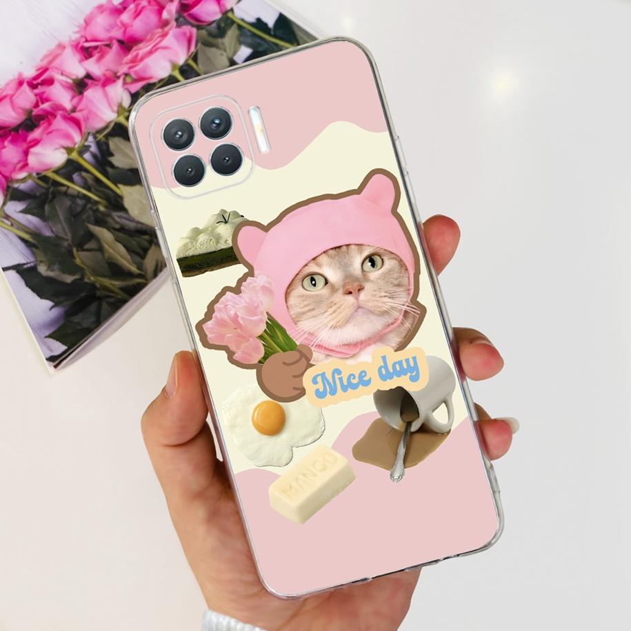Чехол для OPPO Reno 4 Lite CPH2125 Чехол для телефона Милый Мультяшный Мягкий Силиконовый Задняя Крышка Для OPPO F17 Pro CPH2119 Coque A93 2020 Funda