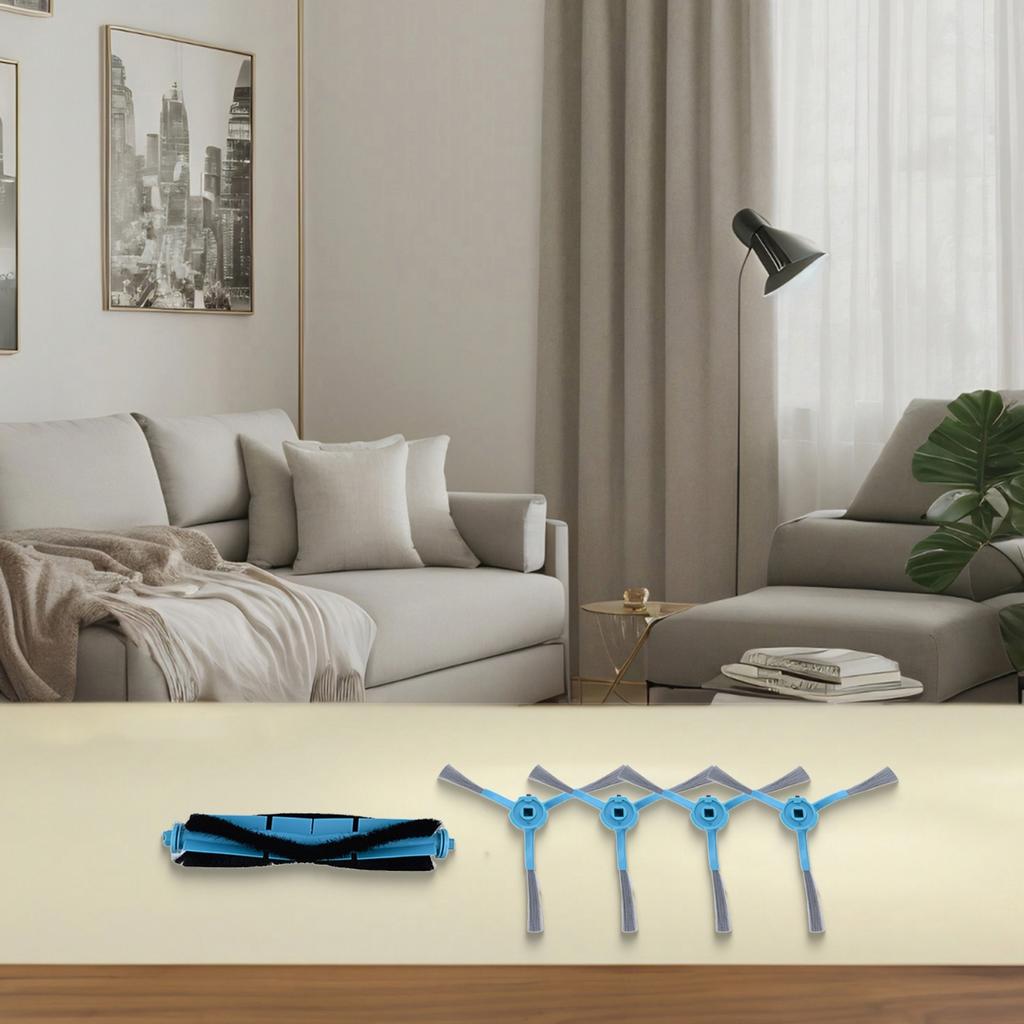 Nylon+Plastic Main Roller Brush Parts Replacement 1 Set