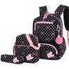3pcs/set School Bag Backpacks Schoolbag Fashion Kids Lovely Backpack for Children Girls Bag Student