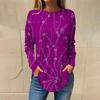 Women's 3d Print Autumn Long Sleeve Tops Women's T-Shirt O-Neck Oversized Ladies Clothin