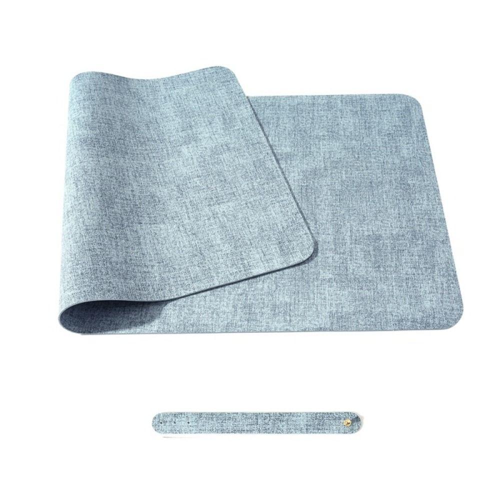 Extra Large Mouse Mat Leather Keyboard Mice Mat Durable Table Mat  Home Office