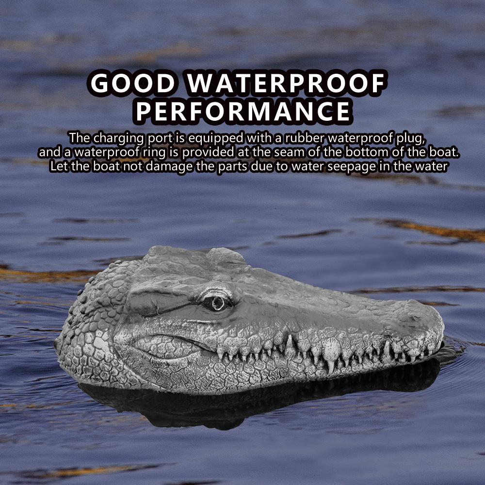 Flytec V005 RC Boat 2.4G пульт дистанционного управления электрическая гоночная лодка для бассейнов с имитацией головы крокодила игрушка-обманка