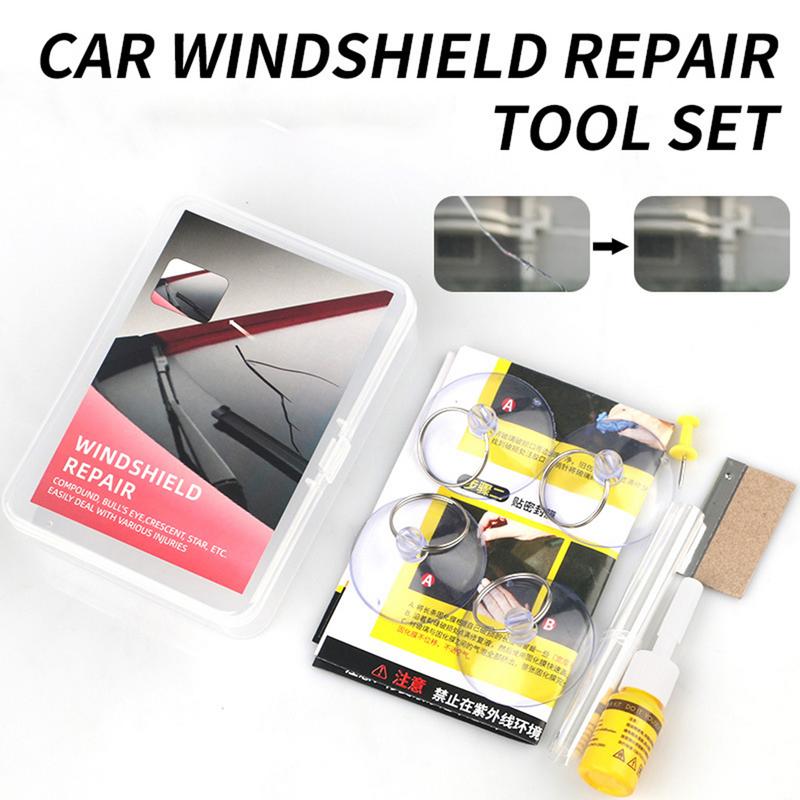 Комплект для ремонта сколов на лобовом стекле Комплект для ремонта царапин на стекле Комплект для ремонта царапин на лобовом стекле Комплект для ремонта стекол