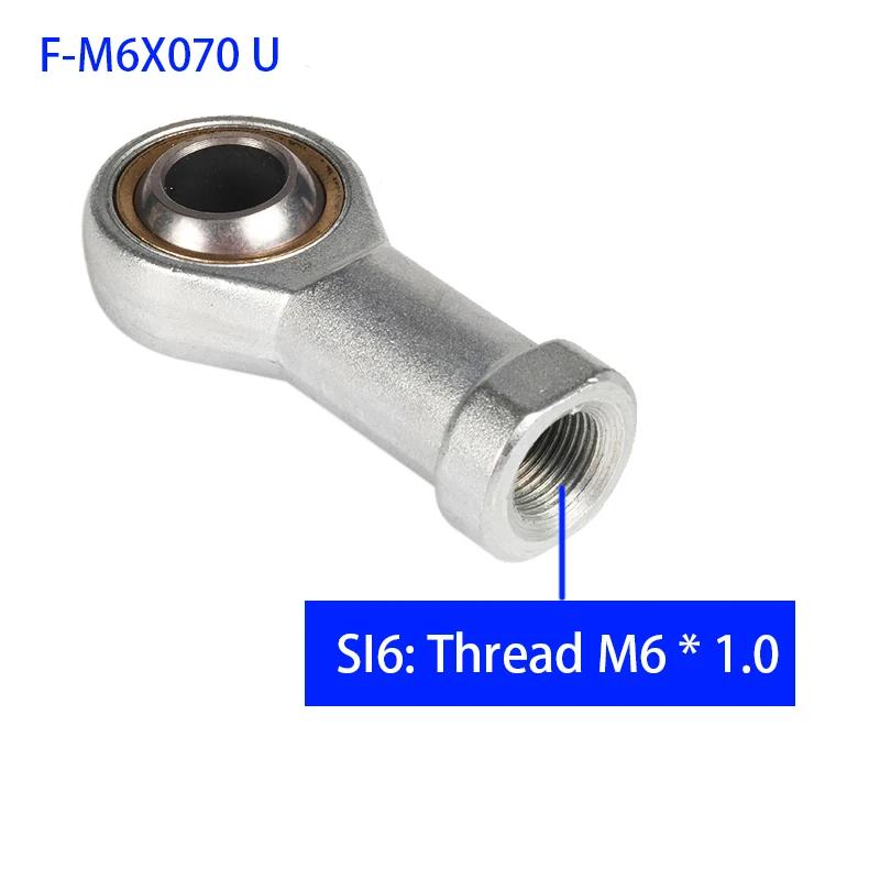 SI5/SI6/SI8/SI10/SI12/SI14 PHSA T/K Ball Bearing Rod End Joint Bearing Internal Thread Metric Female Right Hand Connector