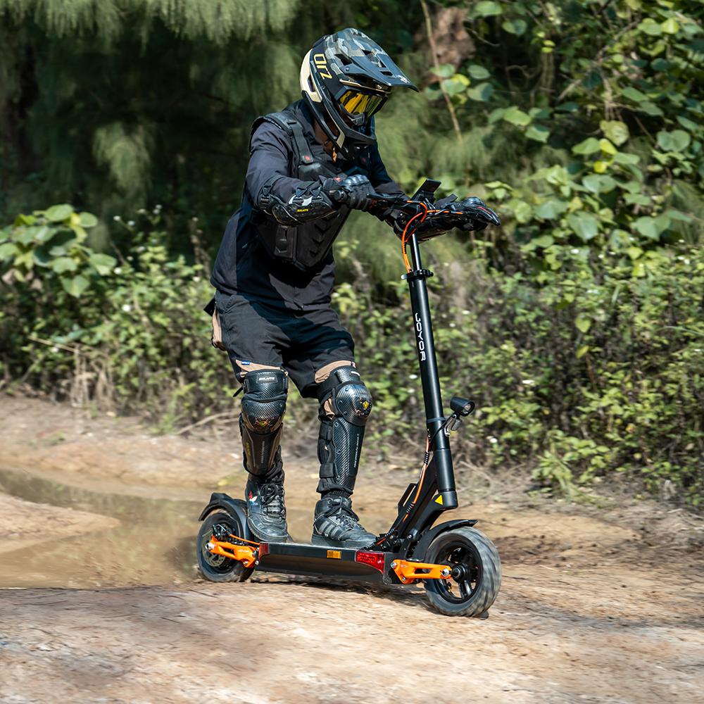 JOYOR T6 Adult Electric Scooter 600W Motor City Commuter Escooter 48V18AH Battery Foldable E-Scooter 10 Inch Off-Road Tire Max Speed 25km/h
