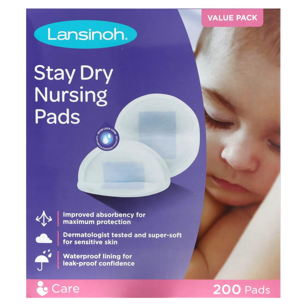 Lansinoh Прокладки для груди Stay Dry, 200 листов