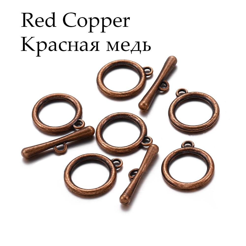 10/20 компл. разноцветных круговых застежек OT, крючки, соединители для изготовления ювелирных изделий своими руками, аксессуары, принадлежности для браслета
