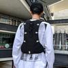 Хип-хоп Уличная сумка-разгрузка на грудь для мужчин Модный водонепроницаемый жилет Нагрудные сумки Рюкзак для хранения Нейлоновые карманы