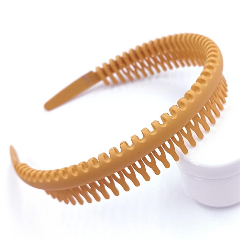Female Hair Accessories Hairband Headwear Hairband Women Girls Headdress Solid Cloth Headband Wrap Hair Hoop Bezel With Teeth