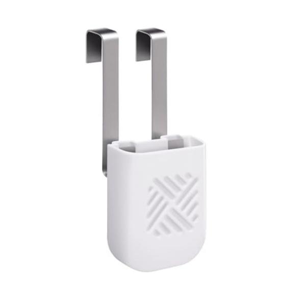 Toilet Tank Tablet Holder with Hook Prevents Residue & Pollution in Water Tank Tablet Rack Easy Install Rust-Resistant Cleaner Rack