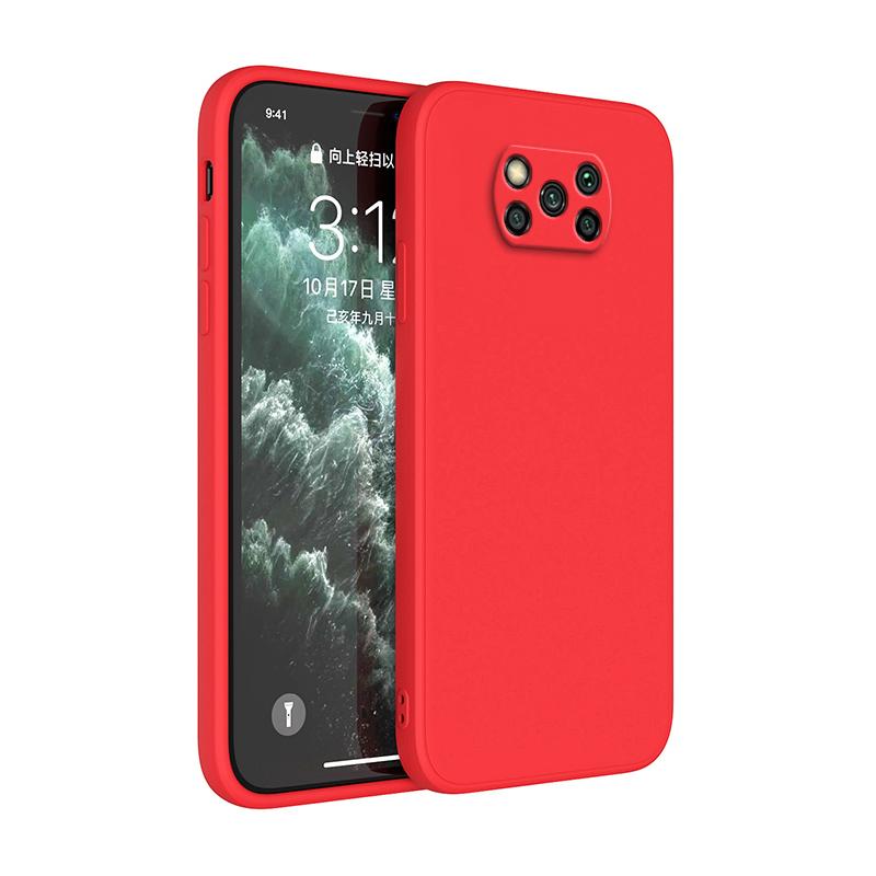 Оригинальный чехол для Xiaomi POCO X3 Pro NFC X4 GT Camera Protect Square Liquid Silicone X3Pro X4GT 5G Soft Luxury Thin Cover Fundas