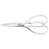 Intec Kaneki All-Stainless Steel Kitchen Scissors, Cook's C-12, Body: Stainless Steel (Forged), Screws: Stainless Steel, Japan, BLY1401