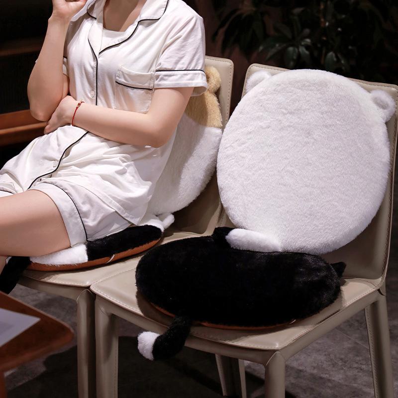 Мультяшная кошка, подушка из пены с памятью для офисного кресла, моющаяся, многофункциональная, напольная татами, декор для дивана, подушка для сиденья, милая подушка для студенческого кресла