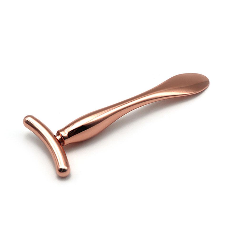 T-shape Facials Massage Stick Eye Cream Spoon Face Lifting Eye Massage Roller Face Cream Applicator