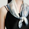 New 12mm silk crepe satin 100% mulberry silk scarf, high-end versatile accessory, silk scarf square scarf