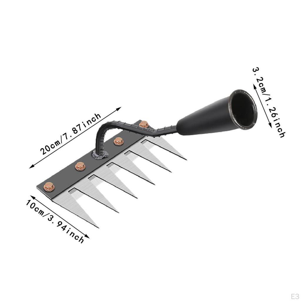 Садовый ручной инструмент для садоводства, грабли для почвы, подготовка овощей