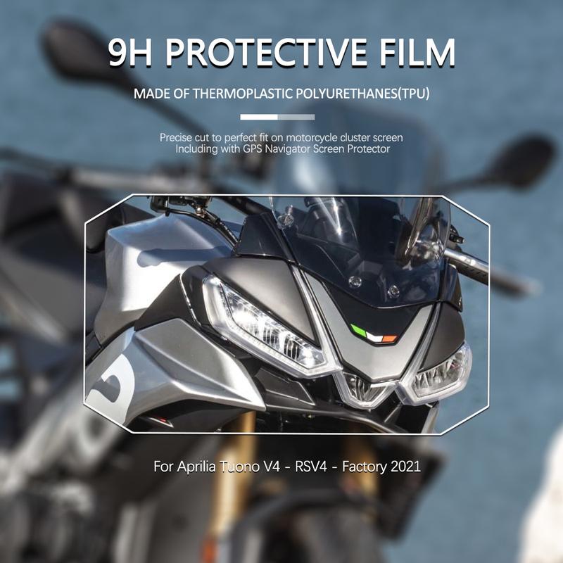 New Motorcycle Accessories Scratch Cluster Screen Dashboard Protection Instrument Film For Aprilia Tuono V4 rsv4 2021-