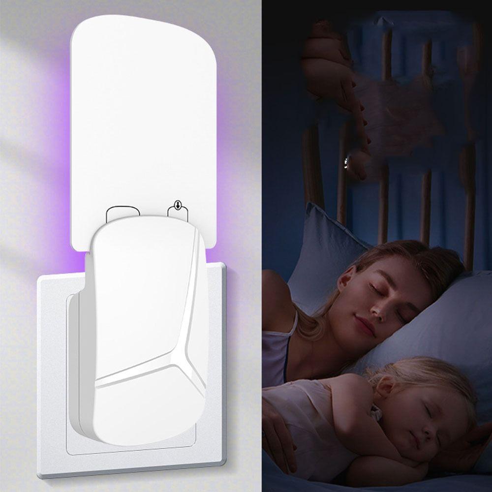 Noiseless Mosquito Lamp UV Purple Light Plug-in Mosquito Killer Flying Insect Lights Bedroom