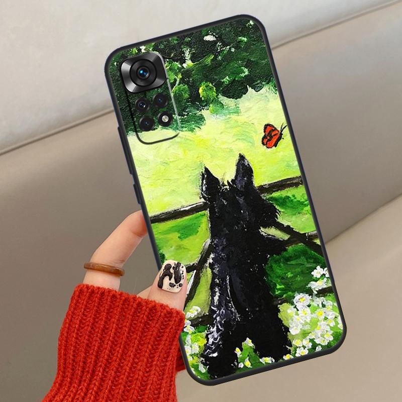 Cute Scottish Terrier Dog Phone Case For Xiaomi Redmi Note 8 9 10 11 12 Pro 11S 10S 9S 8T Redmi 10A 10C 9A 9C Cover