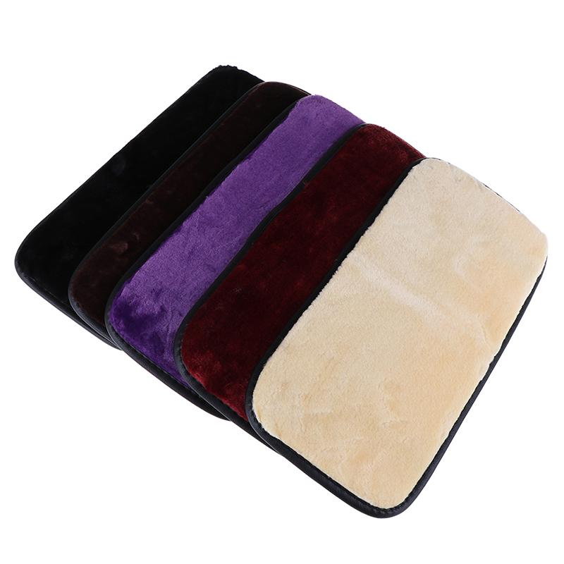 35cm x 17cm Leather Arm Rest Center Console Lid Cover 1 x Car Armrest Box Pad