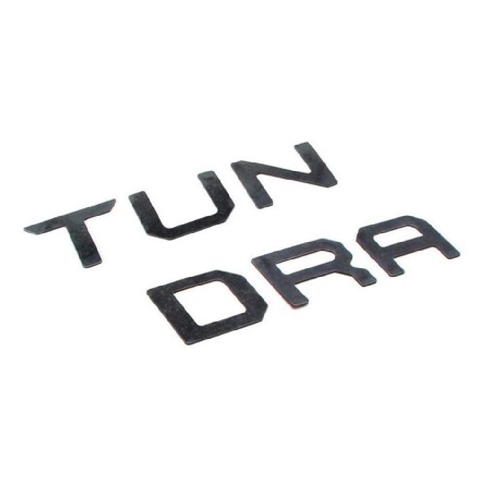 Матовая черная отделка 3D 6 шт. Буквы на заднюю дверь для Toyota Tundra 2014-21
