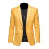 Весна Осень Мужской Повседневный Костюм Slim Fit Пиджак Мужской Профессиональный Костюм