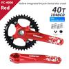 TANKE Crankset 170MM Bicycle Chainring Hollow Integrated Crankset 104 BCD Narrow Wide Bike MTB Crown  Square Hole Sprocket Crank