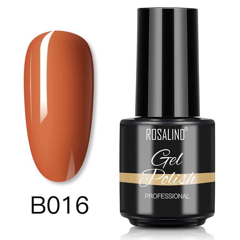 ROSALIND MINI гель-лак для ногтей цветной гибридный гель-лак для маникюра замачиваемая база верхнее покрытие УФ/светодиодная лампа для дизайна ногтей