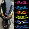 Waterproof Motorcycle Devil's Eye Lamp Stickers Moto Head Light Eyes Decorative PVC Stickers Decals For Honda PCX160 PCX 160
