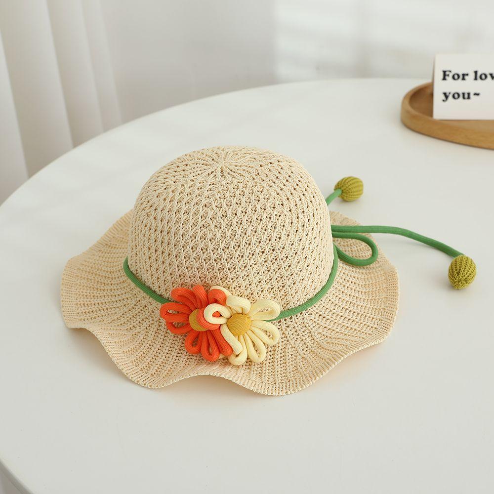 Hat Summer Thin Sunshade Straw Hat Fisherman's Hat Girl Cute Princess Basin Hat Sun Hat