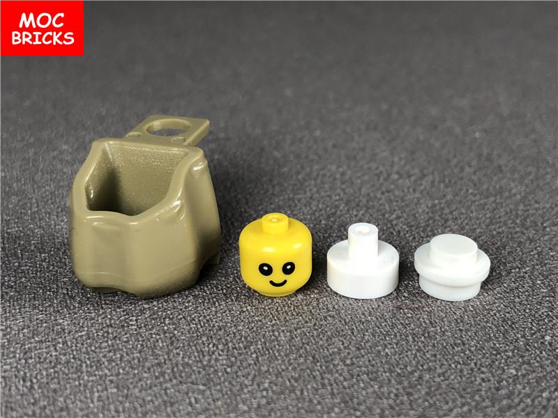 Набор MOC Блоки Багажная Сумка Детская Бутылочка для Молока Обучающий Строительный Блок Фигурка Игрушки Детские Рождественские Подарки