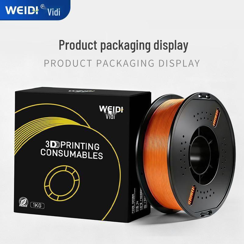 Weidi 1,75 мм PLA+ Матовый Полупрозрачный Кристаллический Филамент для 3D-печати, 1 кг, Высокая Прочность, Без Запутываний, Плавный Поток