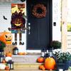 Длинноногий Хэллоуин крыльцо дверь баннер Trick or Treat гном тыква подвеска Хэллоуин