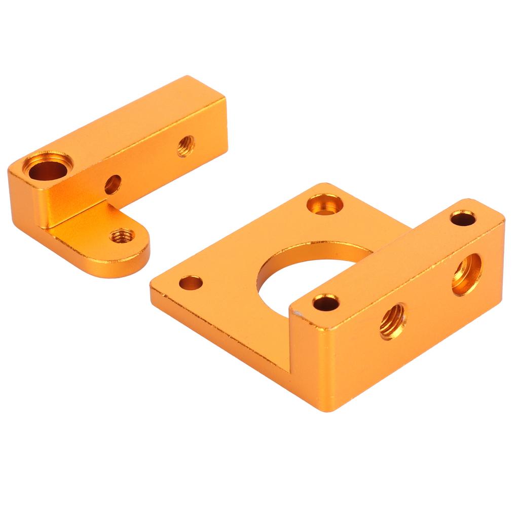 Extruder Bracket Aluminum Block Oxidation Sandblasting Extruders Mounting Block for 3D Printers