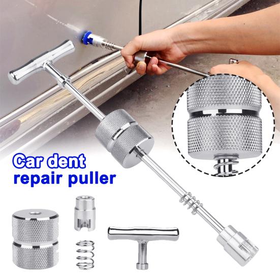 Автомобильный съемник без покраски, инструмент для ремонта вмятин на корпусе, всасывающий Т-образный стержень