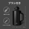 BOTTLE BOTTLE 1.8L Large Capacity Stainless Steel Water Bottle, Insulated, with Handle, Double Wall, Convenient 2-Way Cap, Straw or Direct Drinking, I