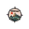 Embroidery Logo Round Badge Camping Travel Series Outdoor Armband Clothing Accessories Patch Sticker Embroidery Cloth Sticker