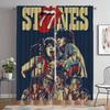Противомоскитные шторы для камеры The Rollings Stones Элегантные шторы для комнаты 2 штуки Блэкаут шторы Шторы из тюля для спальни