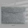 A4 PU Leather Zipper Pouch: Business Office File Bag & Stationery Folder
