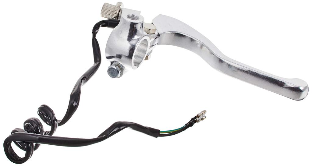 KITACO Right Lever Holder Set Holder Monkey Silver & (Short/Mirror Included) Etc. 525-0701101