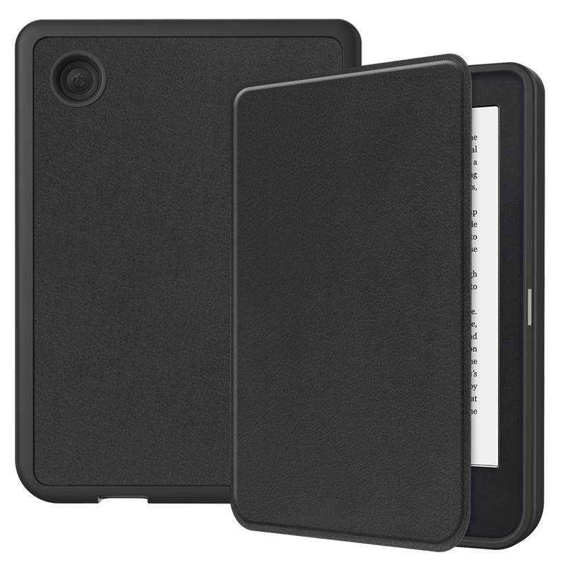 Чехол funda для KOBO Clara 2E Чехол 2022 Smart Cover Искусственная кожа Силиконовая задняя крышка Полный корпус Чехол для электронной книги для Etui Kobo Clara 2e Чехол Capa