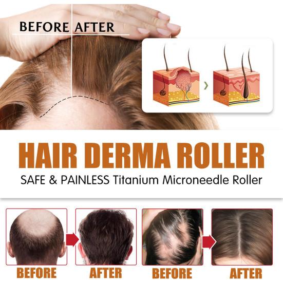 Ролик для роста волос, практичный, прочный, черный, женский, для домашнего использования, набор инструментов для красоты, принадлежности для ванной комнаты